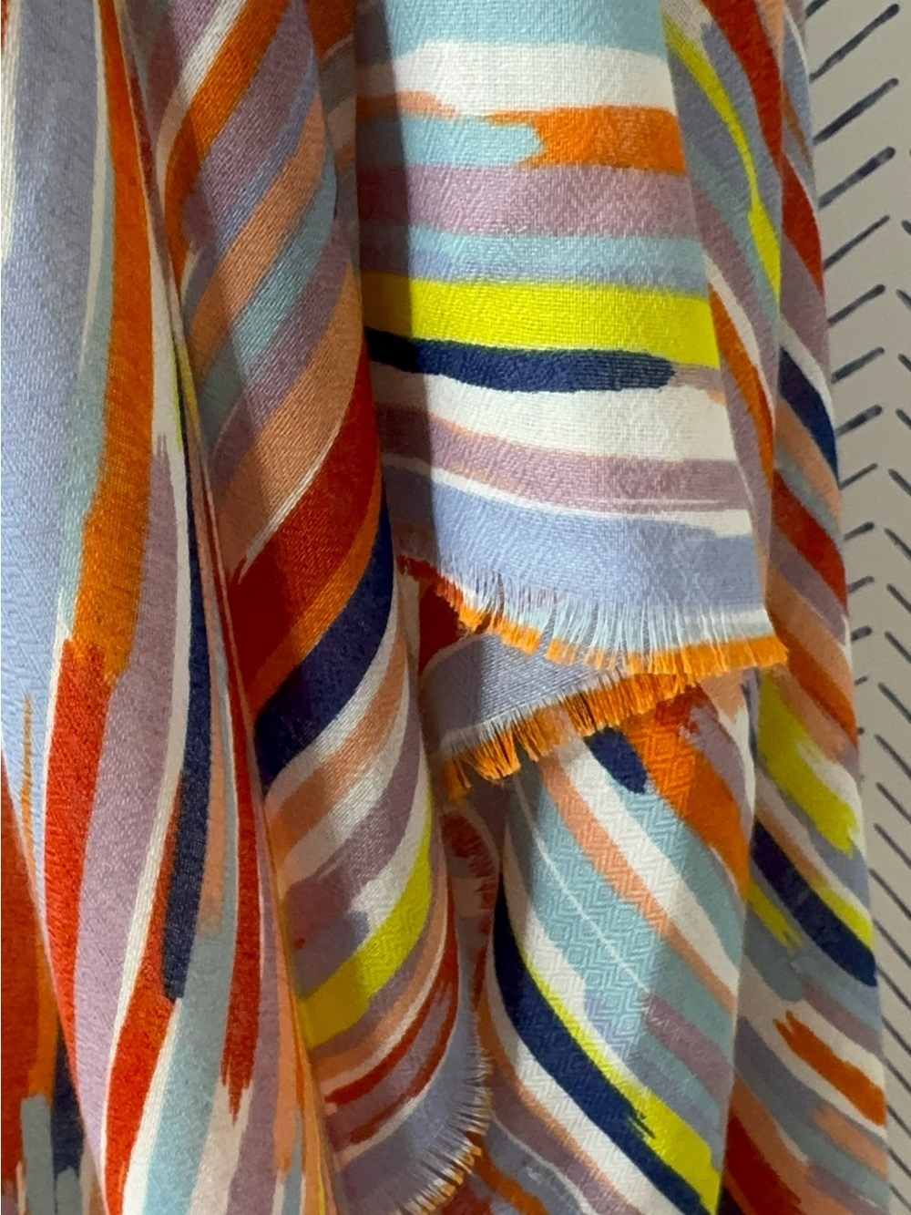 NWT Colorful Striped Kimono Boho Open Front Lightweight Layering Wrap - Picture 4 of 7